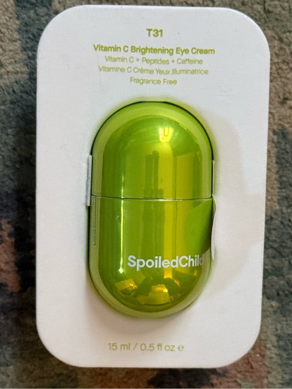 SpoiledChild T31 VITAMIN C BRIGHTENING EYE CREAM REFILL NIB - Picture 2 of 7